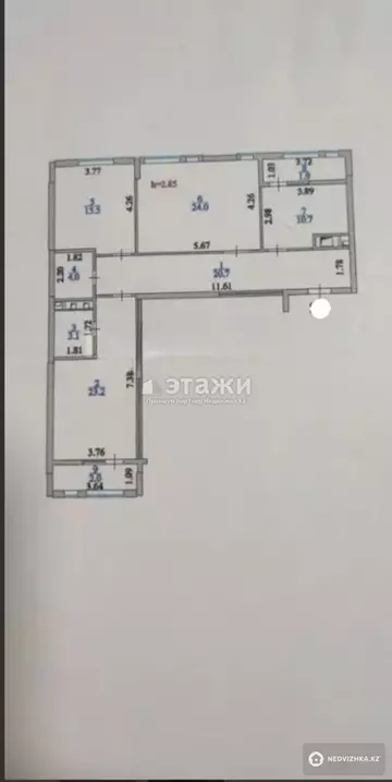 3-комнатная квартира, этаж 7 из 10, 405 м²