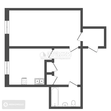 36 м², 1-комнатная квартира, этаж 6 из 9, 36 м², изображение - 9