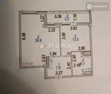56 м², 1-комнатная квартира, этаж 5 из 20, 56 м², изображение - 8