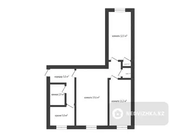 58 м², 3-комнатная квартира, этаж 5 из 5, 58 м², изображение - 28