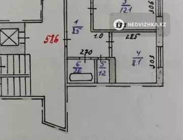 2-комнатная квартира, этаж 2 из 9, 50 м²