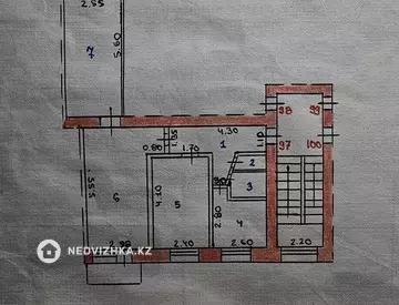58 м², 3-комнатная квартира, этаж 5 из 5, 58 м², изображение - 17