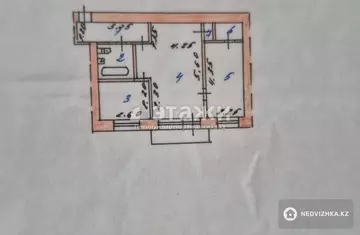 2-комнатная квартира, этаж 4 из 5, 47 м²