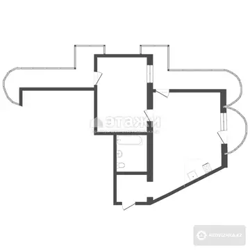 60 м², 2-комнатная квартира, этаж 12 из 13, 60 м², изображение - 19