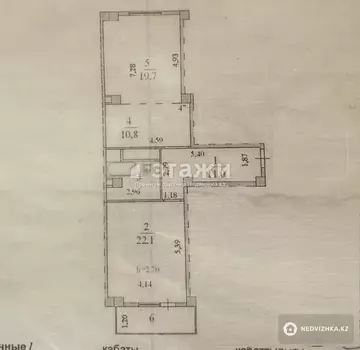 70 м², 2-комнатная квартира, этаж 16 из 22, 70 м², изображение - 7