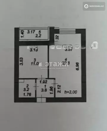 43 м², 1-комнатная квартира, этаж 4 из 12, 43 м², изображение - 13