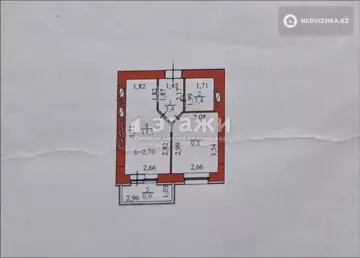 30.2 м², 1-комнатная квартира, этаж 10 из 10, 30 м², изображение - 4