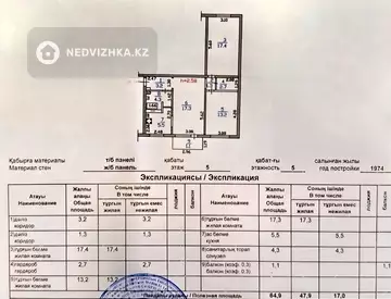 66 м², 3-комнатная квартира, этаж 5 из 5, 66 м², изображение - 26