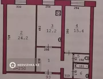 2-комнатная квартира, этаж 8 из 10, 66 м²