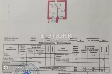 37 м², 1-комнатная квартира, этаж 4 из 9, 37 м², изображение - 17