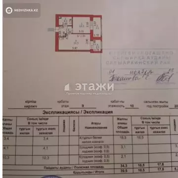 46 м², 1-комнатная квартира, этаж 9 из 10, 46 м², изображение - 16