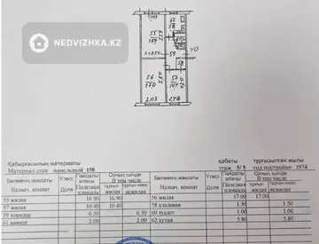 61 м², 3-комнатная квартира, этаж 5 из 5, 61 м², изображение - 22