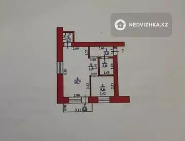 31 м², 1-комнатная квартира, этаж 3 из 4, 31 м², изображение - 1