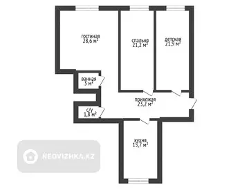 115.4 м², 3-комнатная квартира, этаж 6 из 6, 115 м², изображение - 16