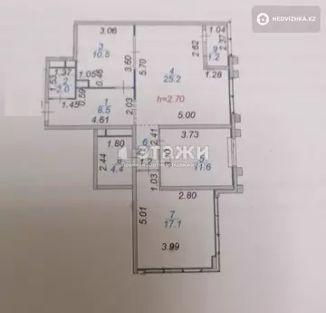 45.1 м², 1-комнатная квартира, этаж 6 из 9, 45 м², изображение - 13