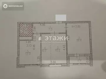 58 м², 3-комнатная квартира, этаж 7 из 12, 58 м², изображение - 12