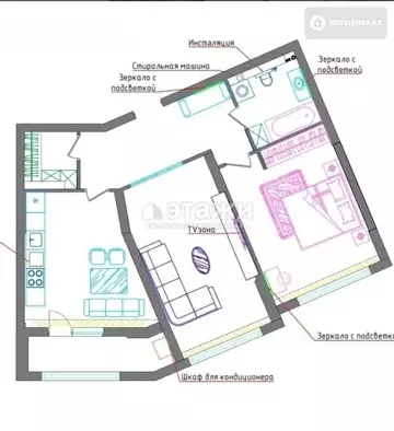 70 м², 2-комнатная квартира, этаж 3 из 8, 70 м², изображение - 15