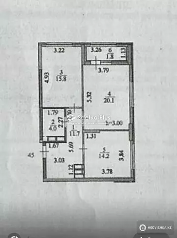 70 м², 2-комнатная квартира, этаж 10 из 17, 70 м², изображение - 28