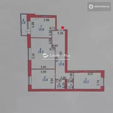 80 м², 3-комнатная квартира, этаж 2 из 5, 80 м², изображение - 13