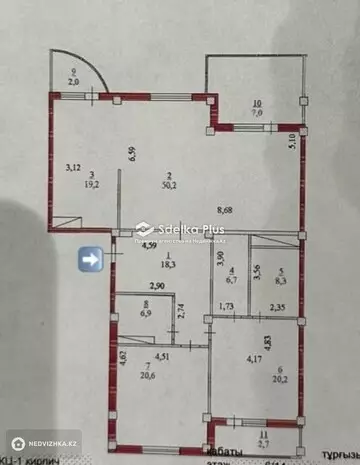 162 м², 3-комнатная квартира, этаж 6 из 14, 162 м², изображение - 34