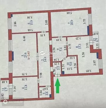 1231 м², 4-комнатная квартира, этаж 1 из 6, 1 231 м², изображение - 13