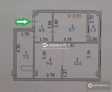 45 м², 2-комнатная квартира, этаж 8 из 10, 45 м², изображение - 15