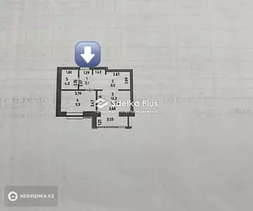 39 м², 1-комнатная квартира, этаж 4 из 9, 39 м², изображение - 14