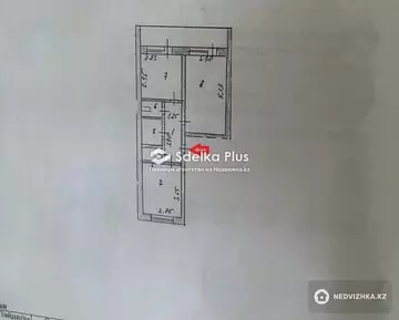 43 м², 2-комнатная квартира, этаж 1 из 5, 43 м², изображение - 10