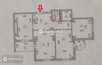 107 м², 3-комнатная квартира, этаж 13 из 17, 107 м², изображение - 8