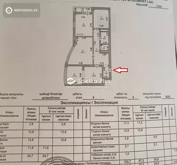 103.7 м², 4-комнатная квартира, этаж 9 из 9, 104 м², изображение - 7
