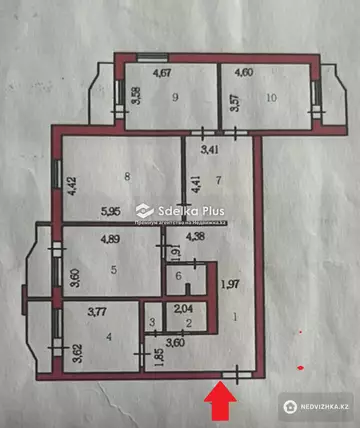 140 м², 4-комнатная квартира, этаж 3 из 8, 140 м², изображение - 9