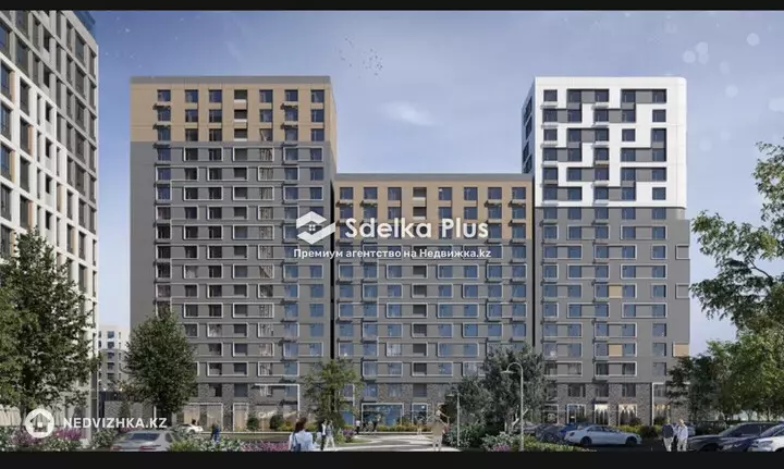 70 м², 2-комнатная квартира, этаж 10 из 17, 70 м², изображение - 1