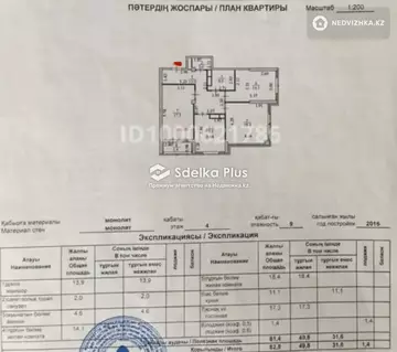 83 м², 3-комнатная квартира, этаж 4 из 9, 83 м², изображение - 40