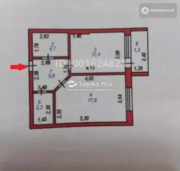 48 м², 1-комнатная квартира, этаж 10 из 12, 48 м², изображение - 10