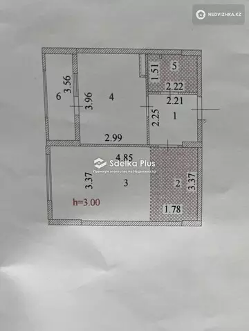 44 м², 2-комнатная квартира, этаж 3 из 12, 44 м², изображение - 10