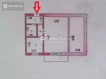 41.3 м², 2-комнатная квартира, этаж 4 из 5, 41 м², изображение - 20