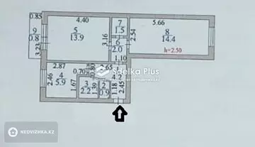 46 м², 2-комнатная квартира, этаж 3 из 5, 46 м², изображение - 8