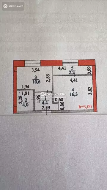 38 м², 1-комнатная квартира, этаж 8 из 12, 38 м², изображение - 22