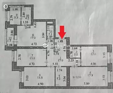 113.4 м², 4-комнатная квартира, этаж 4 из 10, 113 м², изображение - 22
