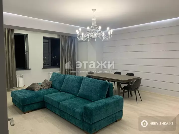 90 м², 2-комнатная квартира, этаж 12 из 16, 90 м², на длительный срок, изображение - 1