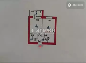 37 м², 1-комнатная квартира, этаж 7 из 9, 37 м², изображение - 6