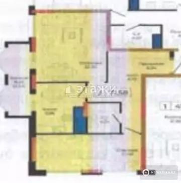 71.58 м², 2-комнатная квартира, этаж 12 из 14, 72 м², изображение - 12