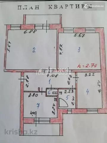 120 м², 3-комнатная квартира, этаж 8 из 9, 120 м², изображение - 7