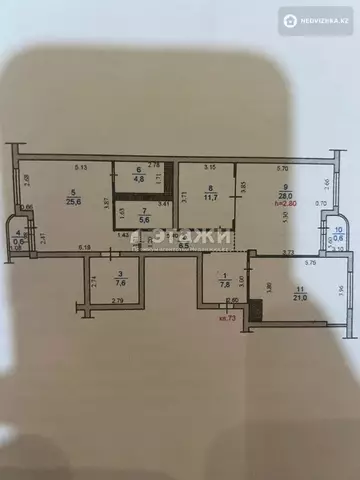 125 м², 3-комнатная квартира, этаж 7 из 13, 125 м², изображение - 24