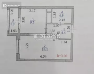 38 м², 1-комнатная квартира, этаж 6 из 9, 38 м², изображение - 5