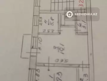 2-комнатная квартира, этаж 2 из 3, 44 м²