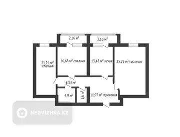 106 м², 3-комнатная квартира, этаж 3 из 5, 106 м², изображение - 5