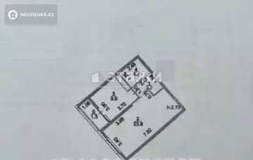 1-комнатная квартира, этаж 10 из 12, 43 м²