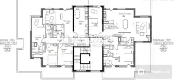 4-комнатная квартира, этаж 3 из 3, 180 м²