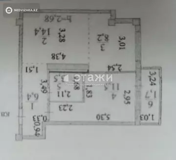 49 м², 2-комнатная квартира, этаж 8 из 9, 49 м², изображение - 4